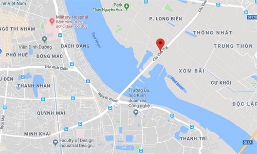 Cháy lớn kèm tiếng nổ cạnh chân cầu Vĩnh Tuy, một người chết