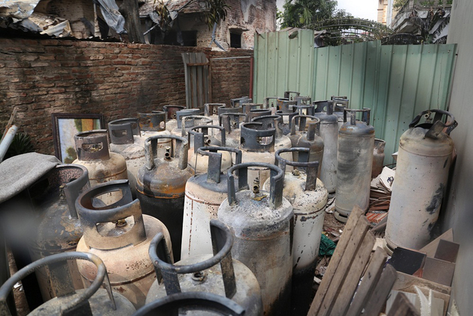 Hiện trường vụ cháy làm một người chết ở Hà Nội