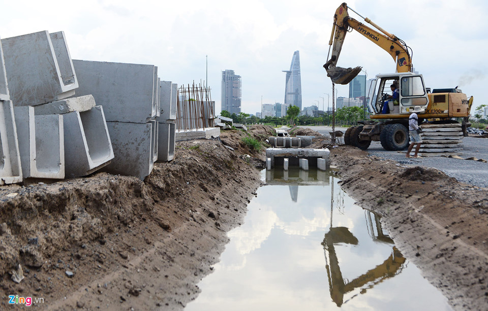 4 con đường 1.000 tỷ/km ở Thủ Thiêm đang làm đến đâu?