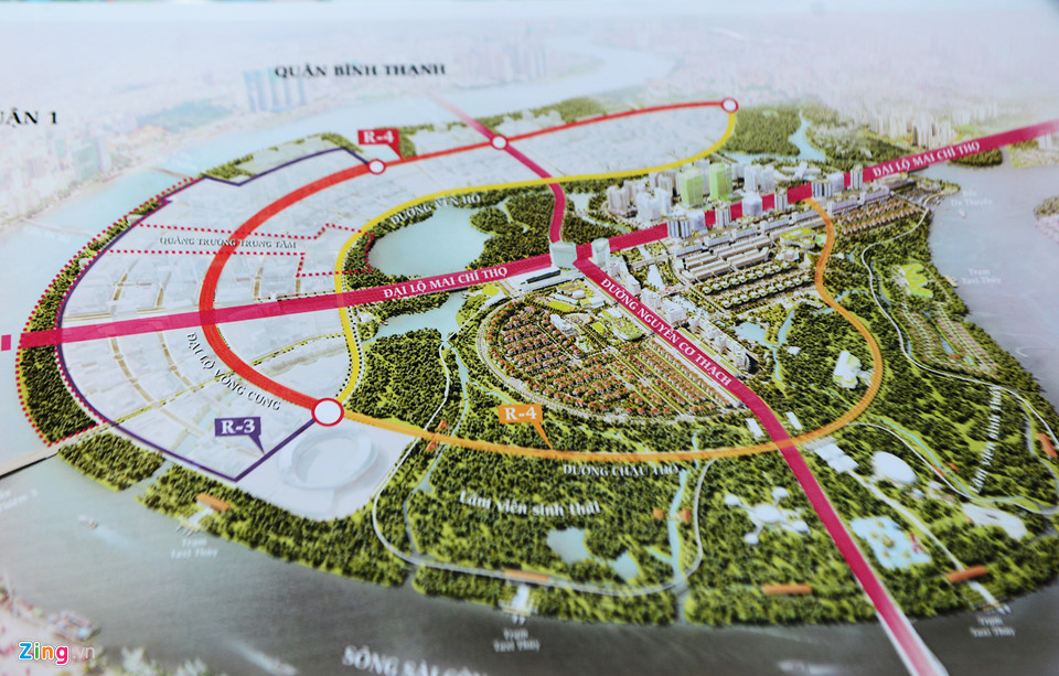 4 con đường 1.000 tỷ/km ở Thủ Thiêm đang làm đến đâu?