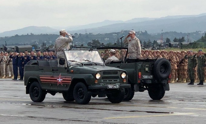 Lễ Duyệt binh Chiến thắng Nga tại căn cứ ở Syria