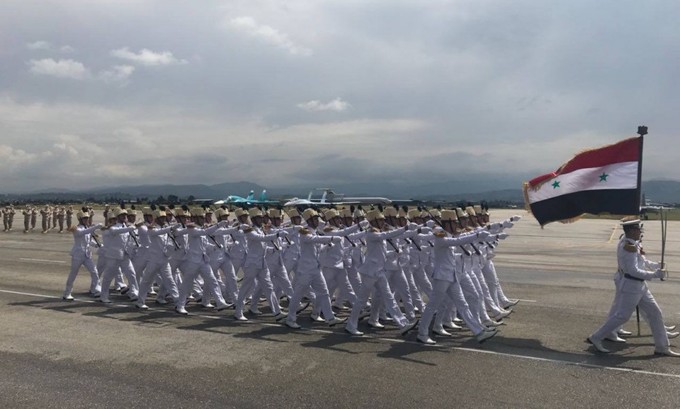 Lễ Duyệt binh Chiến thắng Nga tại căn cứ ở Syria