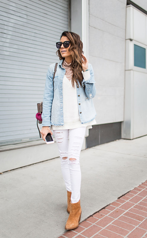 Những gợi ý kết hợp đồ với quần jeans rách cho mùa hè thêm năng động Những gợi ý kết hợp đồ với quần jeans rách cho mùa hè thêm năng động
