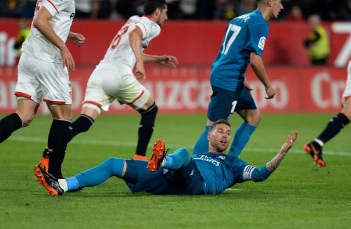 Ramos đá hỏng 11 m và phản lưới, Real ôm hận trước Sevilla