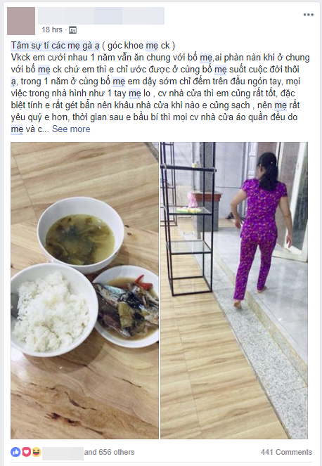 Nàng dâu khoe mẹ chồng quốc dân: Đuổi ra ở riêng nhưng vẫn lo từ A- Z, nấu cơm bưng sang tận nhà cho con dâu Nàng dâu khoe mẹ chồng quốc dân: Đuổi ra ở riêng nhưng vẫn lo từ A- Z, nấu cơm bưng sang tận nhà cho con dâu