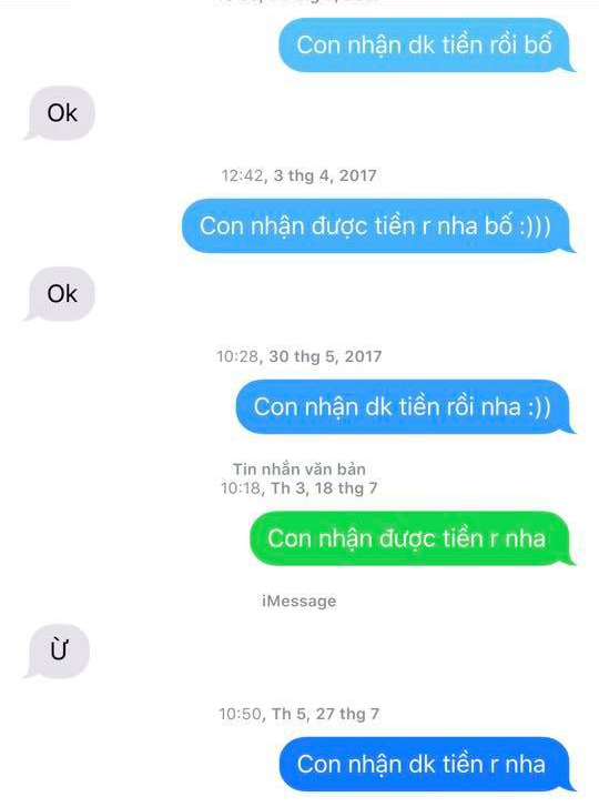 Những đoạn hội thoại quanh năm chỉ có một nội dung của cư dân mạng khi chat với bố mẹ