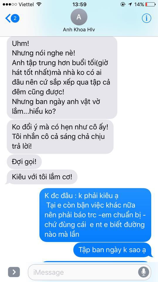 Bằng chứng tiếp theo về chuyện Phạm Anh Khoa gạ tình do Phạm Lịch đăng tải