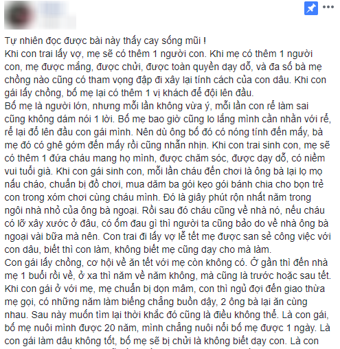 Con gái là mối làm ăn lỗ vốn lớn nhất trong cuộc đời bố mẹ - bài viết chạm vào cảm xúc chị em lại tiếp tục gây bão MXH