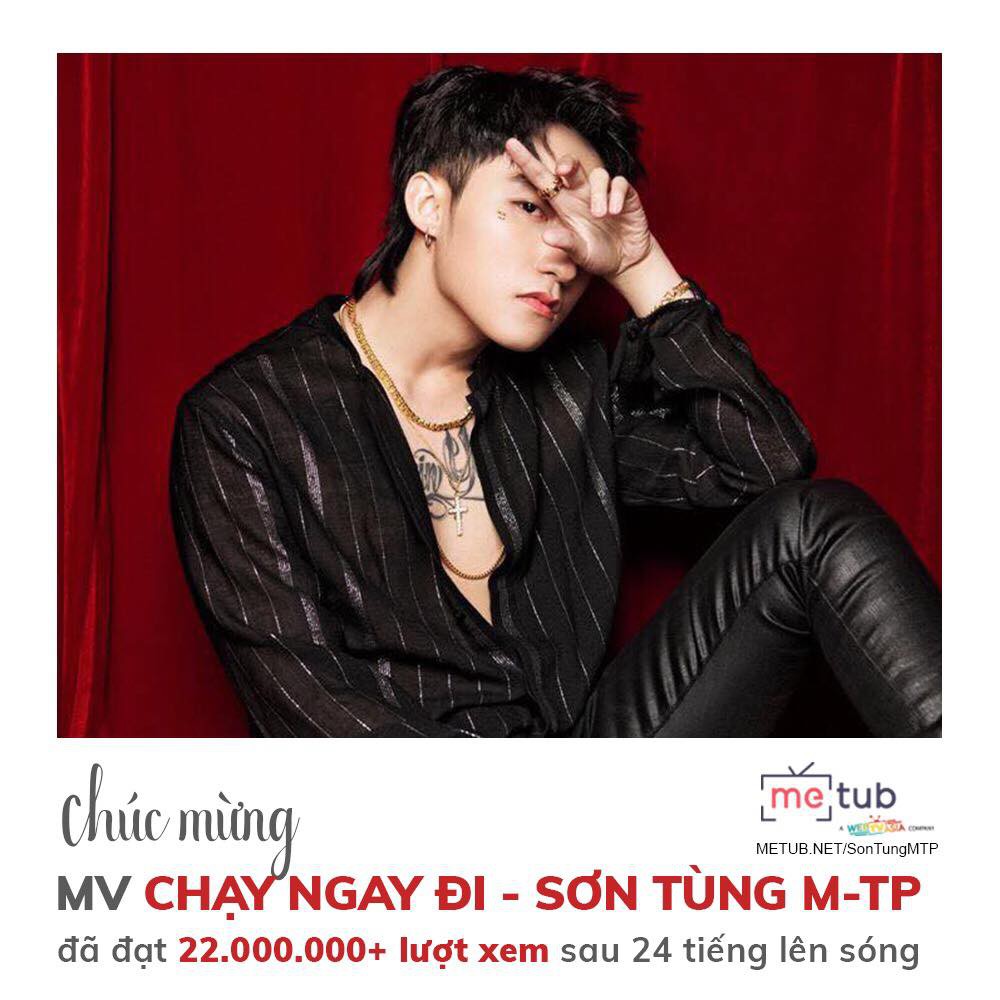 MV Chạy Ngay Đi của Sơn Tùng M-TP xác lập kỷ lục Châu Á, trở thành video được xem nhiều nhất thế giới! MV Chạy Ngay Đi của Sơn Tùng M-TP xác lập kỷ lục Châu Á, trở thành video được xem nhiều nhất thế giới!