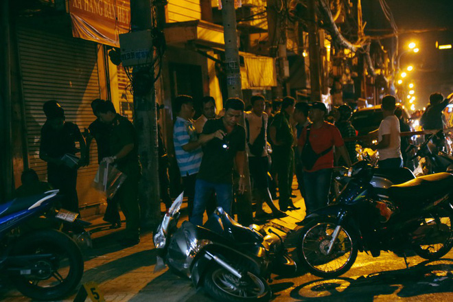 Hiện trường vụ án mạng kinh hoàng trên đường CMT8 khiến 6 hiệp sĩ đường phố bị băng cướp đâm thương vong