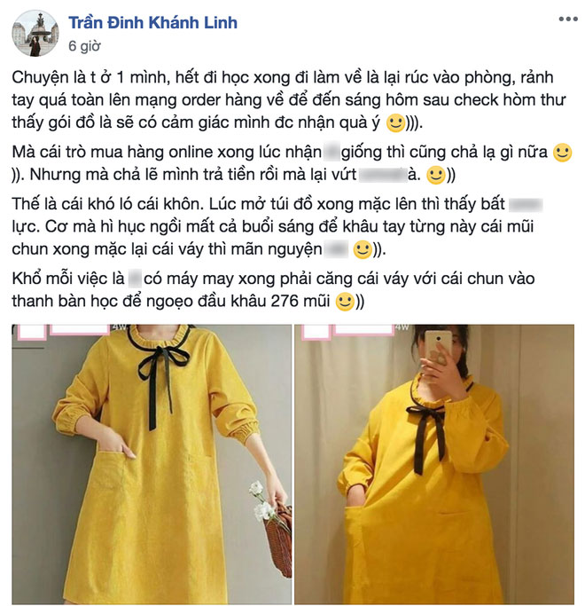 Cũng là mua hàng trên mạng không giống với quảng cáo, nhưng cô bạn này đã có cách xử lý khiến dân mạng trầm trồ Cũng là mua hàng trên mạng không giống với quảng cáo, nhưng cô bạn này đã có cách xử lý khiến dân mạng trầm trồ