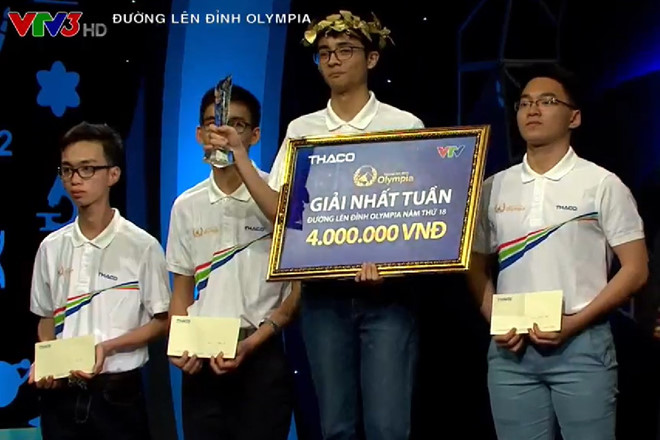 Nam sinh quá nhanh, quá nguy hiểm nhất cuộc thi Olympia kịch tính