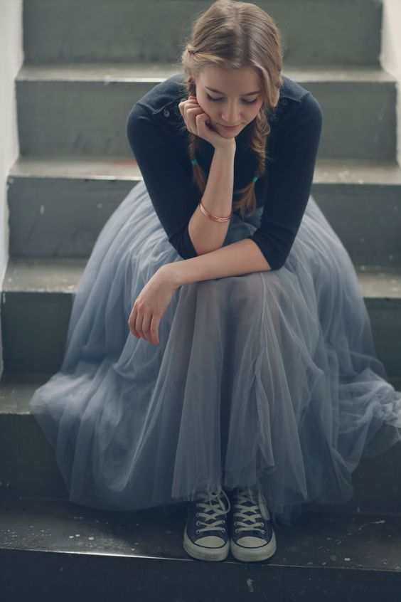 Nàng thêm thanh lịch và nữ tính với váy tulle điệu đà Nàng thêm thanh lịch và nữ tính với váy tulle điệu đà