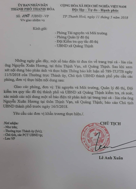 Tại sao khu ẩm thực trái phép của em trai bí thư TP.Thanh Hóa chưa bị xử lý?