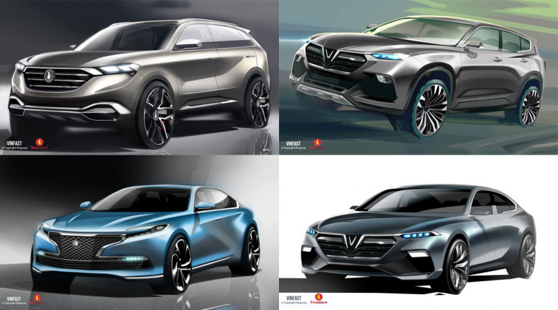 Những chiếc xe thương hiệu VinFast của tỷ phú Phạm Nhật Vượng