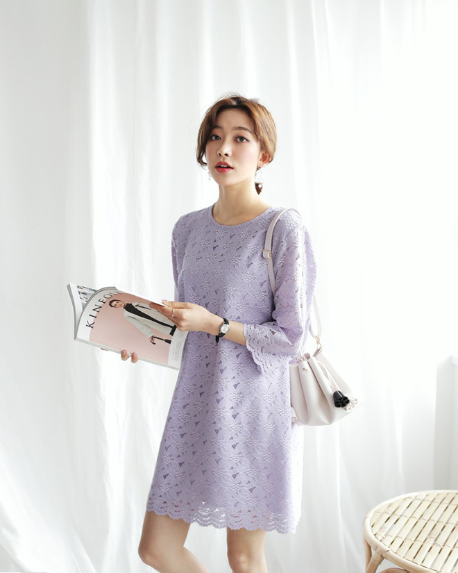 10 gợi ý mặc đồ với chất liệu ren mỏng mát cho nàng công sở những ngày trời nắng nóng