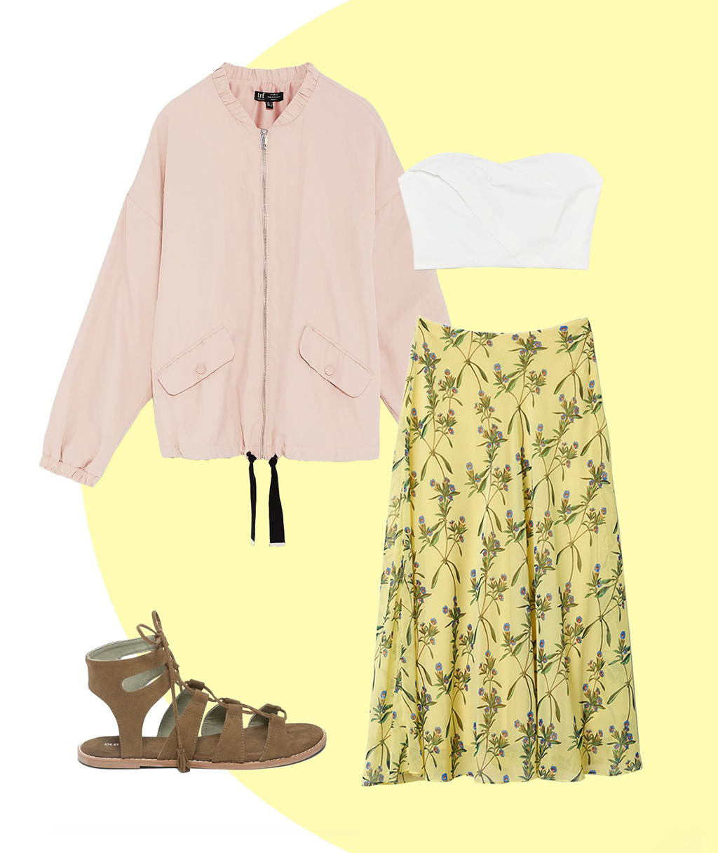 8 cách phối đồ chỉ với một chiếc váy midi hoa nữ tính