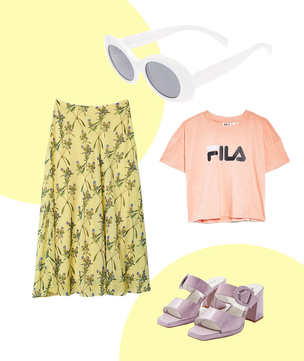 8 cách phối đồ chỉ với một chiếc váy midi hoa nữ tính