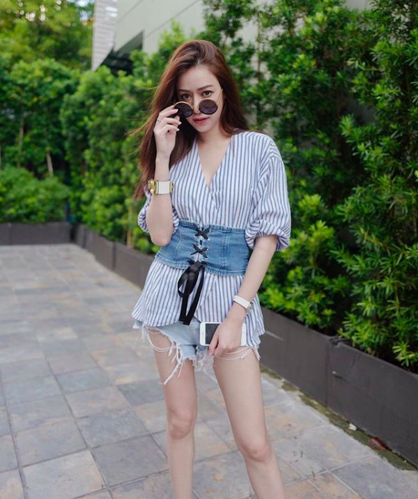 Muốn dáng mảnh mai cao ráo tức thì, bạn chỉ cần diện đồ kẻ sọc là xong ngay!