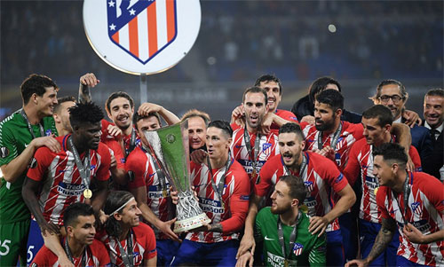 Atletico đè bẹp Marseille, vô địch Europa League