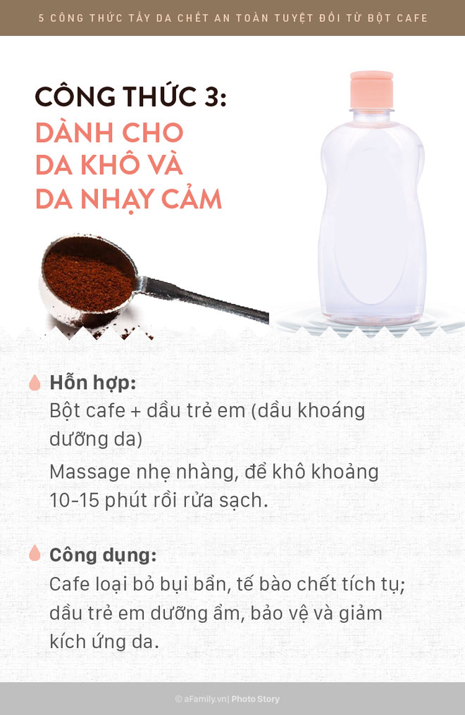 5 công thức tẩy da chết rẻ bèo mà siêu lành tính bằng bột cafe giúp da mịn màng xuyên suốt ngày hè 5 công thức tẩy da chết rẻ bèo mà siêu lành tính bằng bột cafe giúp da mịn màng xuyên suốt ngày hè