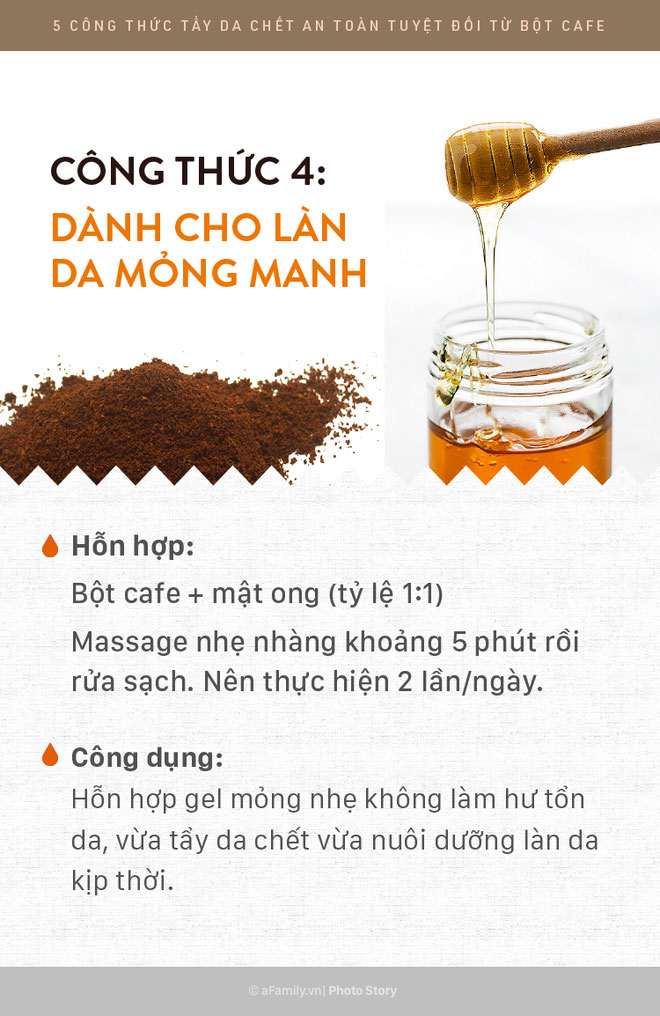 5 công thức tẩy da chết rẻ bèo mà siêu lành tính bằng bột cafe giúp da mịn màng xuyên suốt ngày hè 5 công thức tẩy da chết rẻ bèo mà siêu lành tính bằng bột cafe giúp da mịn màng xuyên suốt ngày hè