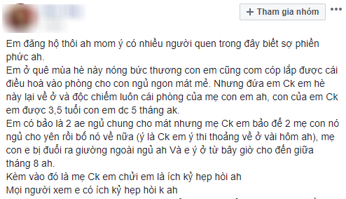 Mẹ trẻ tích cóp mua điều hòa lắp vào phòng riêng, em chồng về thản nhiên cướp mất và cái kết bất ngờ