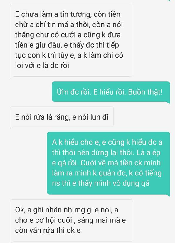 Gần đến ngày cưới, chồng giao hẹn 'lấy nhau về tiền lương đưa hết cho mẹ giữ', cô gái chia tay ngay lập tức - 1 Gần đến ngày cưới, chồng giao hẹn 'lấy nhau về tiền lương đưa hết cho mẹ giữ', cô gái chia tay ngay lập tức - 1