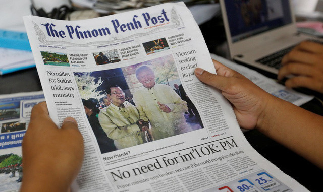 Chủ tờ The Phnom Penh Post phủ nhận liên quan tới Thủ tướng Hun Sen