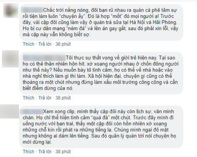 Cặp đôi trẻ thản nhiên hôn hít, diễn cảnh nóng trong quán cà phê khiến MXH dậy sóng