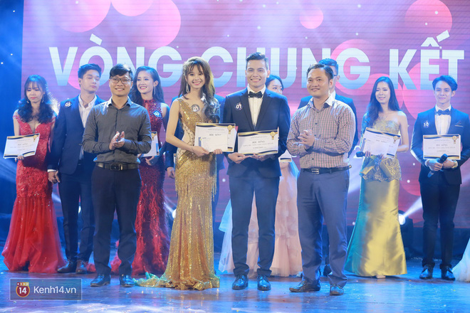 Cặp đôi trai tài gái sắc đăng quang Nam vương và Hoa khôi của HV Tài chính Cặp đôi trai tài gái sắc đăng quang Nam vương và Hoa khôi của HV Tài chính