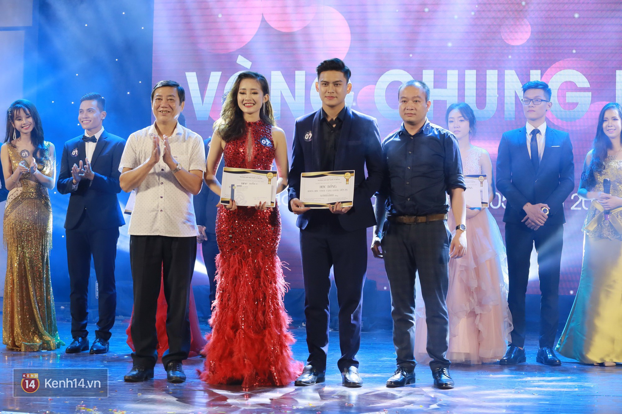 Cặp đôi trai tài gái sắc đăng quang Nam vương và Hoa khôi của HV Tài chính