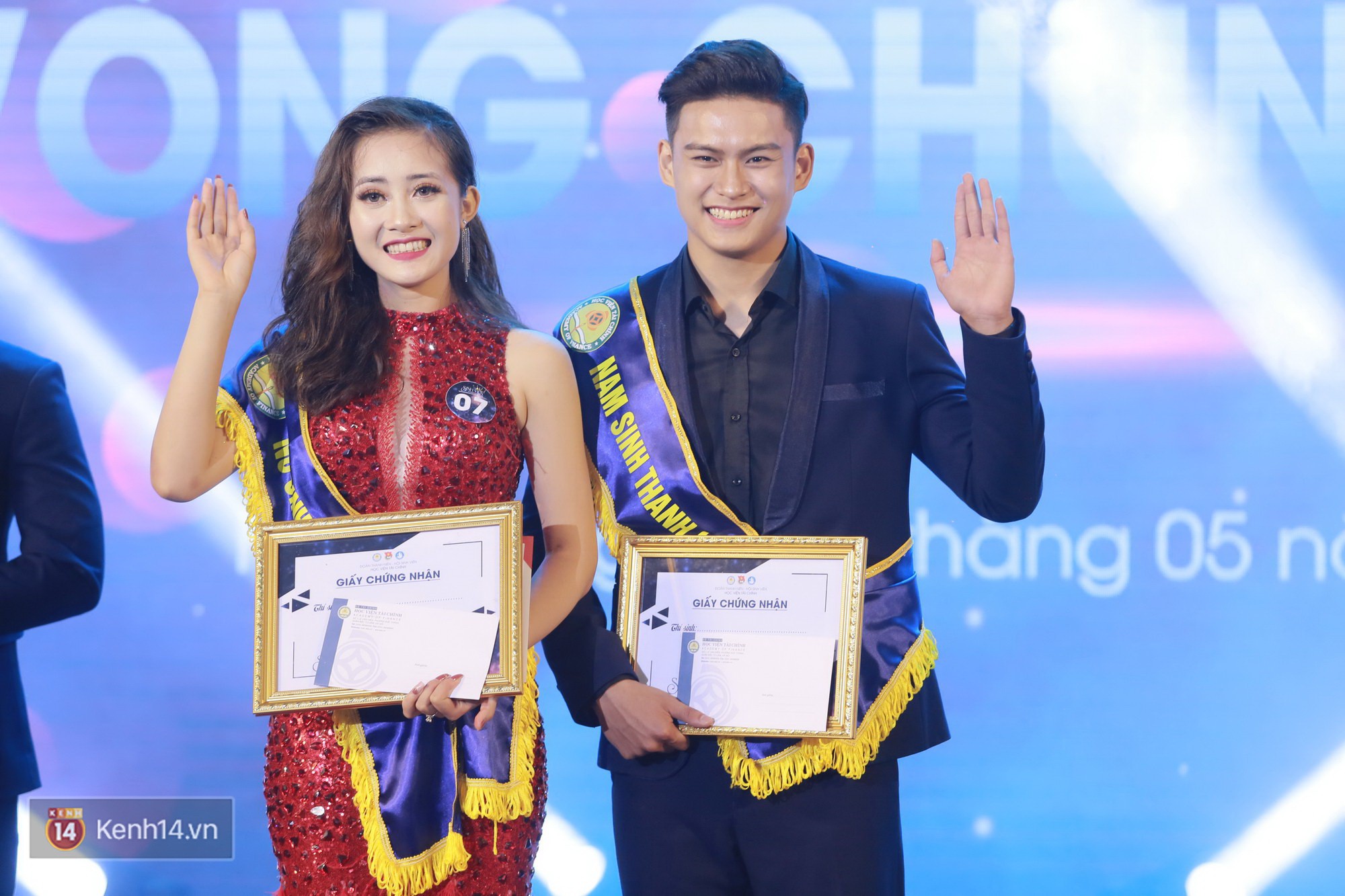 Cặp đôi trai tài gái sắc đăng quang Nam vương và Hoa khôi của HV Tài chính