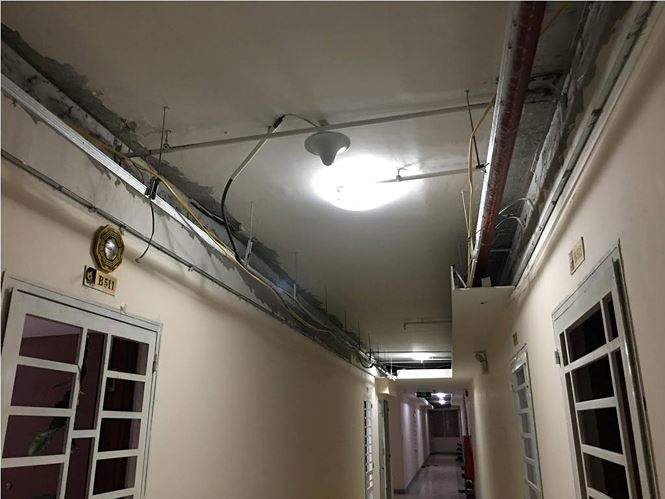 Sập trần thạch cao chung cư ở Sài Gòn, nhiều hộ dân hoảng loạn