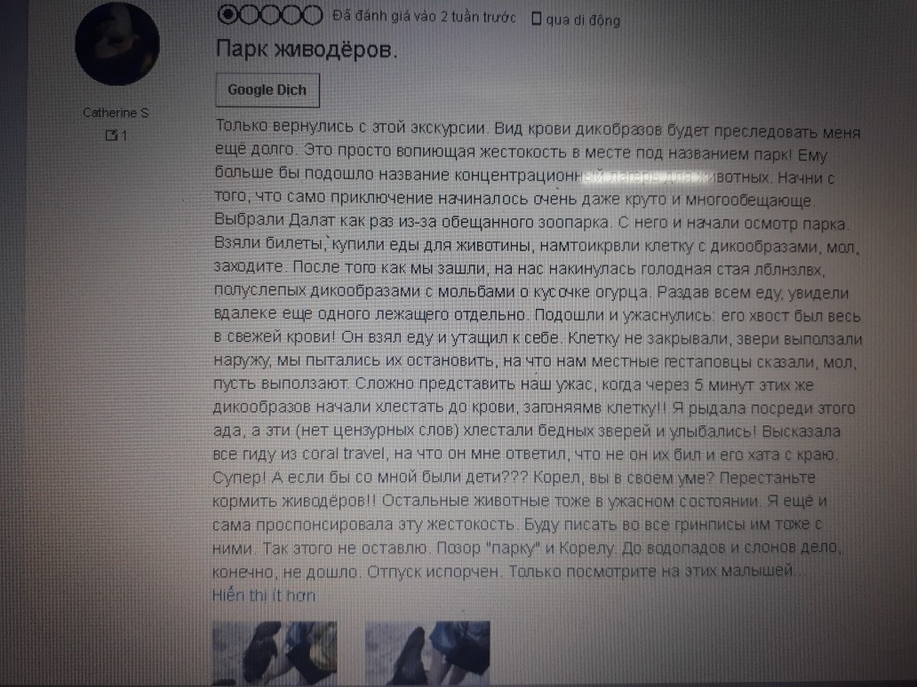 Khu du lịch tại Đà Lạt bị tố cáo ngược đãi động vật