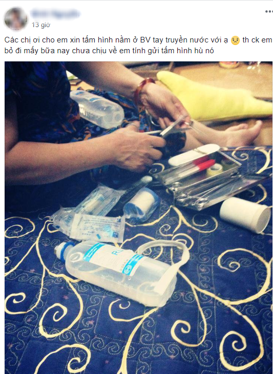 Vợ giả vờ ốm, lên mạng xin ảnh truyền nước để thử lòng chồng và kết quả hết sức bất ngờ