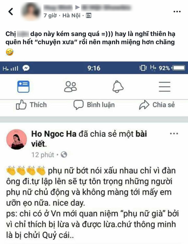 Bị antifan chê kém sang, Hồ Ngọc Hà không ngần ngại nhắn tin dằn mặt Bị antifan chê kém sang, Hồ Ngọc Hà không ngần ngại nhắn tin dằn mặt