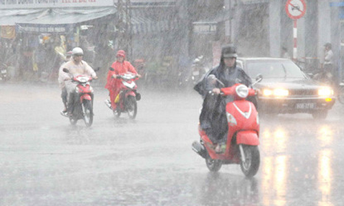 Miền Bắc cuối tuần mưa to