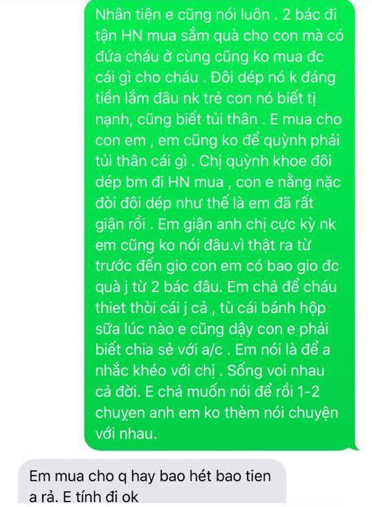 Em dâu trách móc anh chồng vì không mua quà cho con mình, tưởng được dân mạng đồng cảm ai ngờ nhận kết đắng Em dâu trách móc anh chồng vì không mua quà cho con mình, tưởng được dân mạng đồng cảm ai ngờ nhận kết đắng