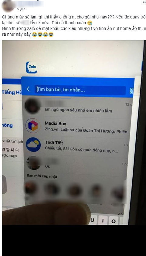 Vô tình đột nhập vào điện thoại, vợ thất vọng toàn tập khi phát hiện tin nhắn mèo mỡ của chồng với gái xinh