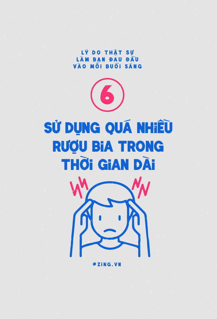 Lý do thật sự làm bạn đau đầu vào mỗi buổi sáng