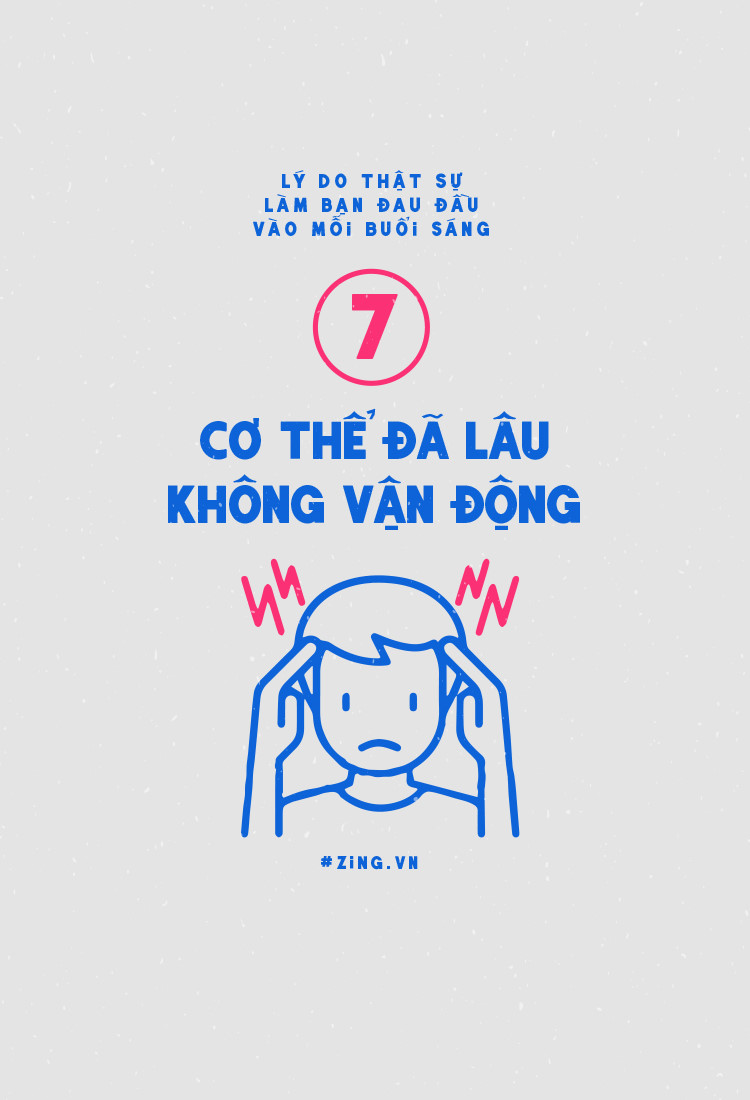 Lý do thật sự làm bạn đau đầu vào mỗi buổi sáng