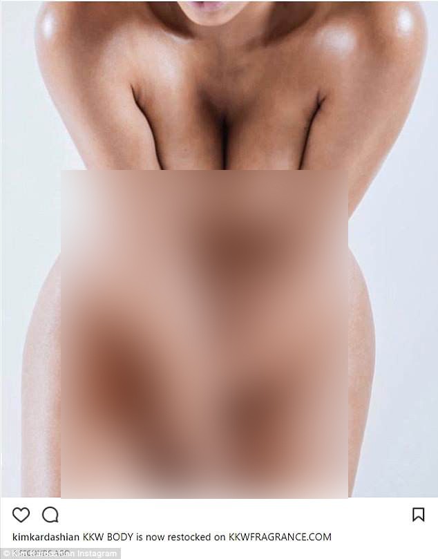 Kim Kardashian gây sốc với ảnh cận cảnh body khỏa thân hoàn toàn