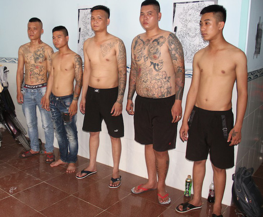 Phát hiện băng nhóm xăm trổ có dấu hiệu cho vay nặng lãi