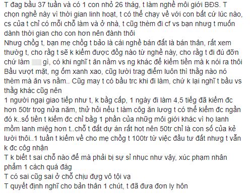 Câu chuyện của người mẹ trẻ mang bầu tuần 37 bị nhà chồng sỉ nhục đi bán thân để kiếm tiền gây bức xúc