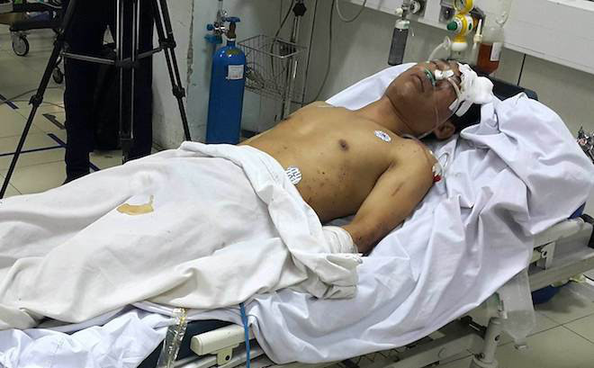 Tàu lật nghiêng sau tiếng va chạm mạnh, nhiều người bất tỉnh