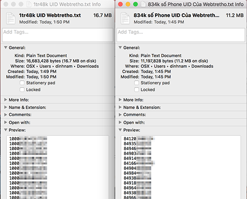 800.000 thành viên Facebook một diễn đàn nổi tiếng có thể bị lộ số điện thoại