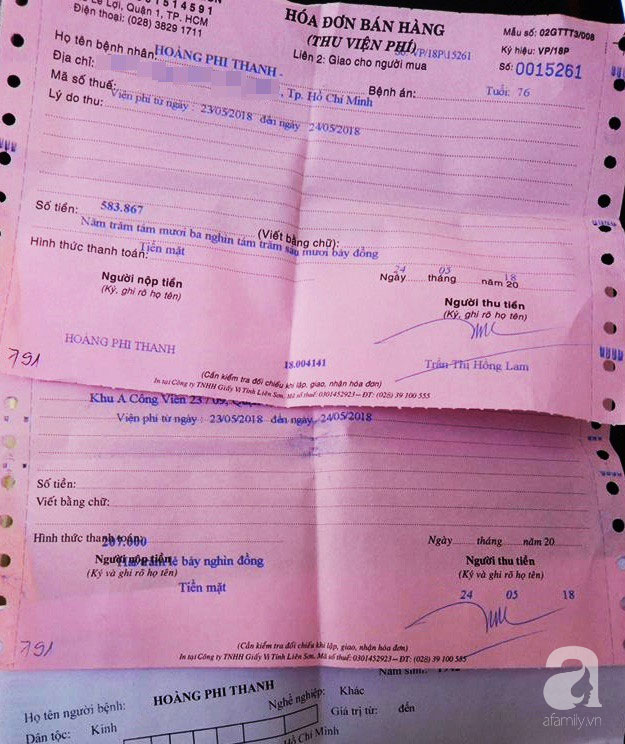 Sự thật chuyện cụ ông nghi bị con bỏ rơi, té chấn thương một mình nằm trong bệnh viện Sài Gòn