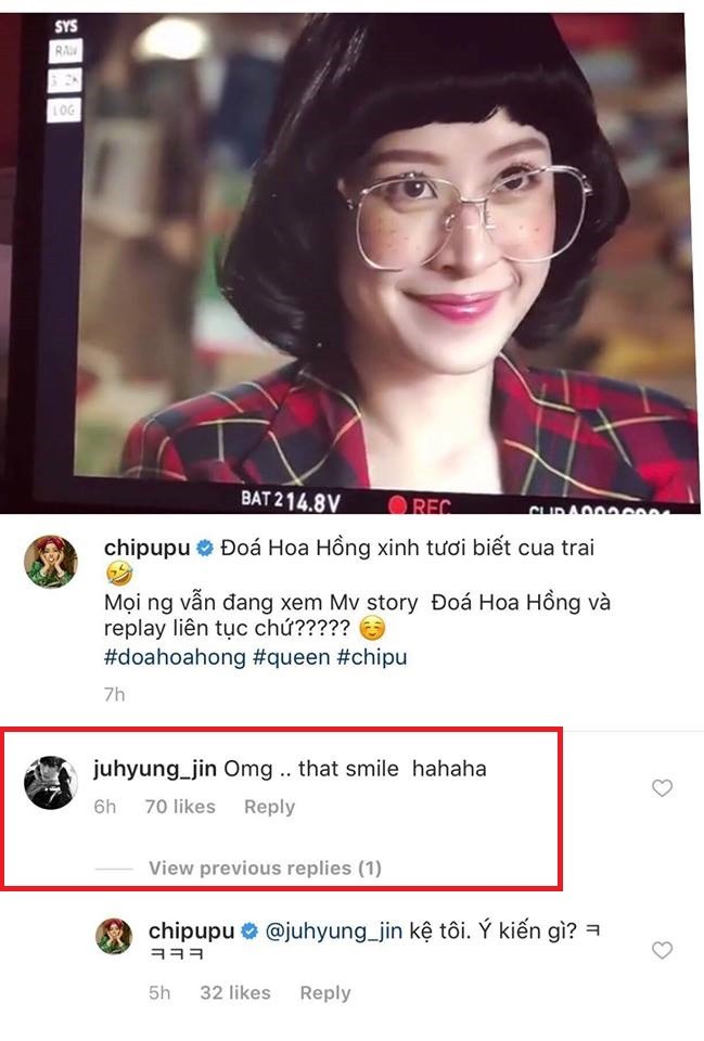 Bạn trai tin đồn người Hàn công khai trêu chọc Chi Pu trên mạng xã hội