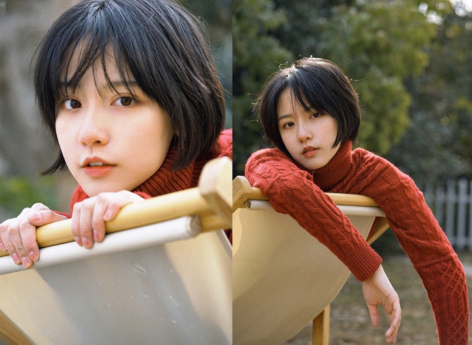 Combo tóc ngắn mặt xinh giúp cô bạn xứ Trung hút hàng trăm ngàn lượt follow